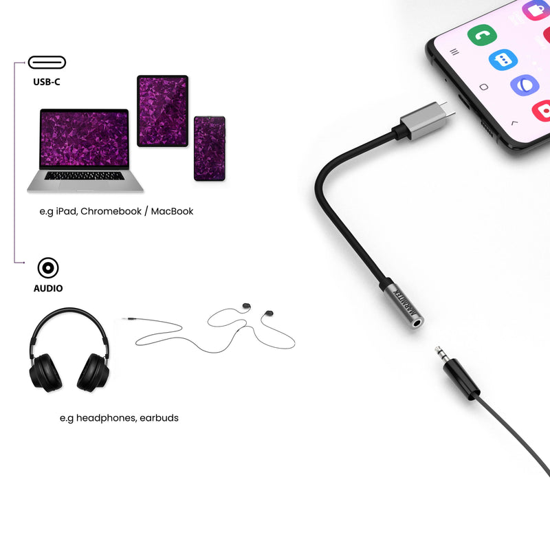 MARMITEK - Zubehör/Ersatzteile für Unterhaltungselektronik Adapter USB Typ C MARMITEK ConUSB-C/Au zu Audio 3,5 mm jack