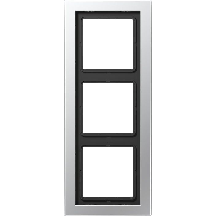 Jung - Abdeckrahmen Rahmen 3-fach alu ALD 2983 waage/senkrecht