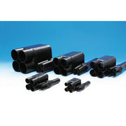 HellermannTyton - Aufteilkappe Vierfinger-Formteil 418-4-B8W2 PO-X BK schwarz
