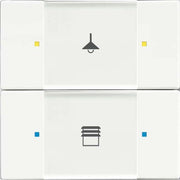 Busch-Jaeger - Bussystem-Tastsensor Bedienelement 2/4-fach 6126/02-884-500 studioweiß matt