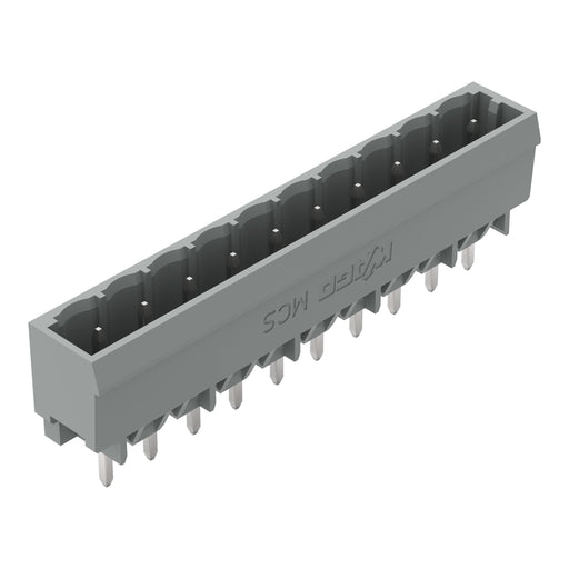 WAGO - Leiterplattensteckverbinder THT-Stiftleiste Lötstift 231-140/001-000 1,0x1,0,gerade,grau − 100 Stück