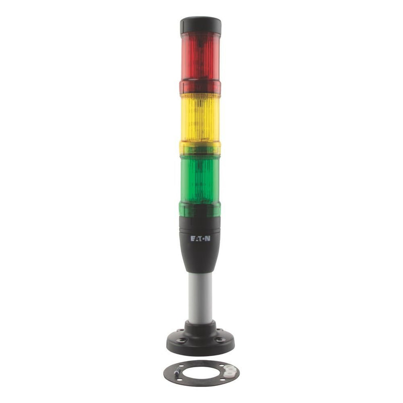 Eaton - Signalsäule, Komplettgerät Basismodul Signalsäule SL4-100-L-RYG-24LED rot, gelb, grün