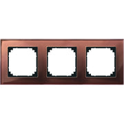 Merten - Abdeckrahmen Rahmen Glas 3f.mah/br 489315 waage/senkrecht