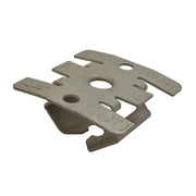 Erico - Gleitmutter CADDY Rod Lock 6QCN Strut 6QCN Federstahlmutter M10 − 100 Stück