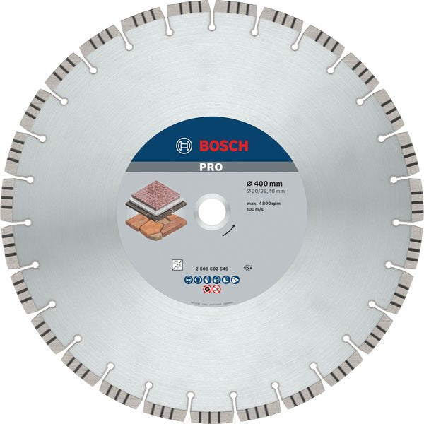 Bosch - Trenn-/Schleifscheibe Diamanttrennscheibe 2608602649 PRO Stone