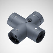 Trilux - Mechanisches Zubehör/Ersatzteile für Leuchten X-Verbinder Tugra X-Conn. Alu C2 grau