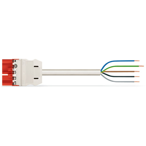 WAGO - Konfektionierte Leitung für steckbare Gebäudeinstallation konfekt. Anschlussleitung 771-9975/206-602 Eca,Stecker