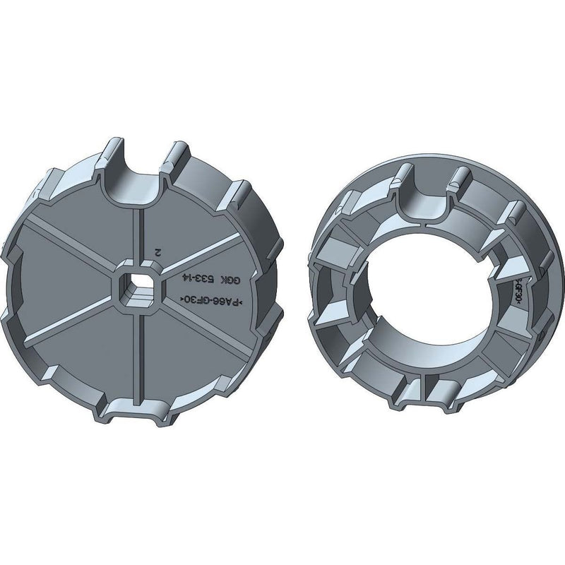 DELTA DORE - Zubehör/Ersatzteile für Tor-/Rollladenantriebe Adapter-Set Medium AM45-D85FR RTS/C/B f. 78 Fl/Rnd