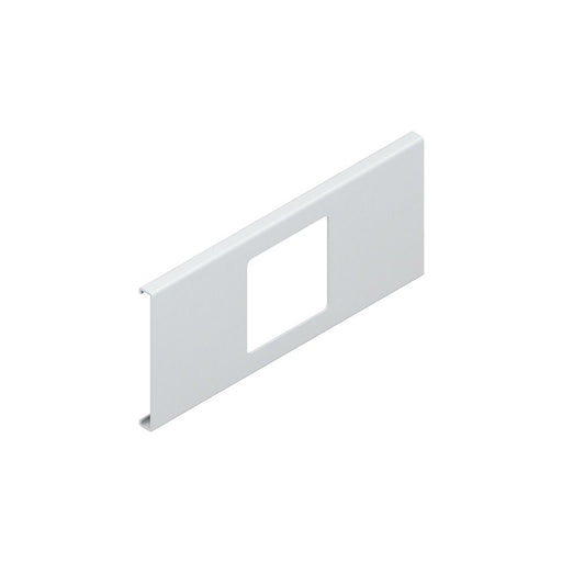 HKL - Geräteblende für Geräteeinbaukanal Deckelabschnitt cws 1f. HKLD01/130.6 gelocht