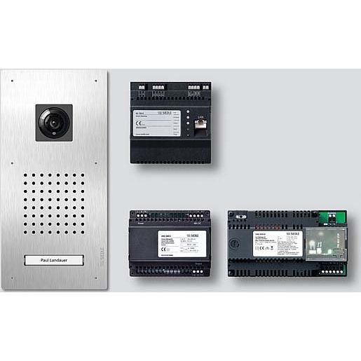 Siedle&Söhne - Türsprech-Set Classic-Set Smart Gateway SET CLVSG 850-1 Edelstahl gebürstet