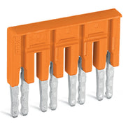 WAGO - Querverbinder/Brücker für Reihenklemme Querbrücker 282-434 orange, isol. 3-fach