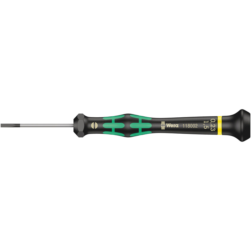 Wera - Schlitz-Schraubendreher Elektron. Schraubendreher 118002 0,23x1,5x40mm