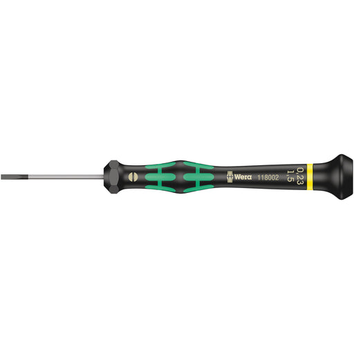 Wera - Schlitz-Schraubendreher Elektron. Schraubendreher 118002 0,23x1,5x40mm