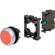 Eaton - Frontelement für Drucktaster Drucktaste RMQ-Titan M22-D-R-K10-BVP flach tastend rot