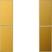 Jung - Abdeckung/Bedienelement für Installationsschalterprogramme Tastensatz, 2fach LS 502 TSA GGO komplett − 1 Stück