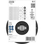Bosch - Stützteller für Schleifwerkzeug PRO Stützteller X-Lock, 2608601711 weich, 115 mm
