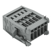 WAGO - Ein- und mehrpolige Klemmenleiste 1-Leiter-Stiftleiste 769-605/005-000 CAGECLAMP,4mm²,gr − 25 Stück