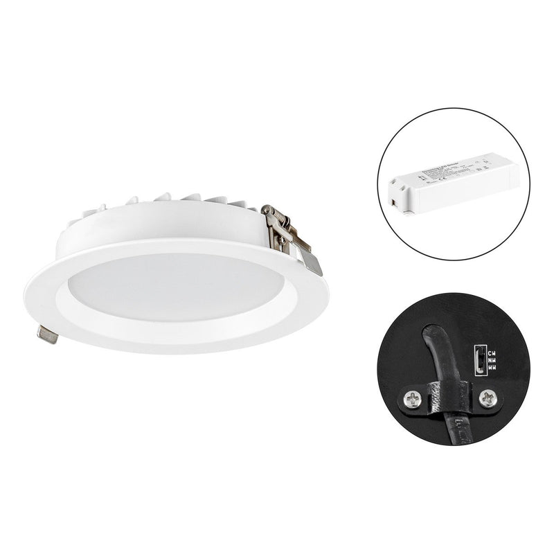 EVN Lichttechnik - Downlight/Strahler/Flutlicht LED-Downlight IP54 LN54250125 dimmbar