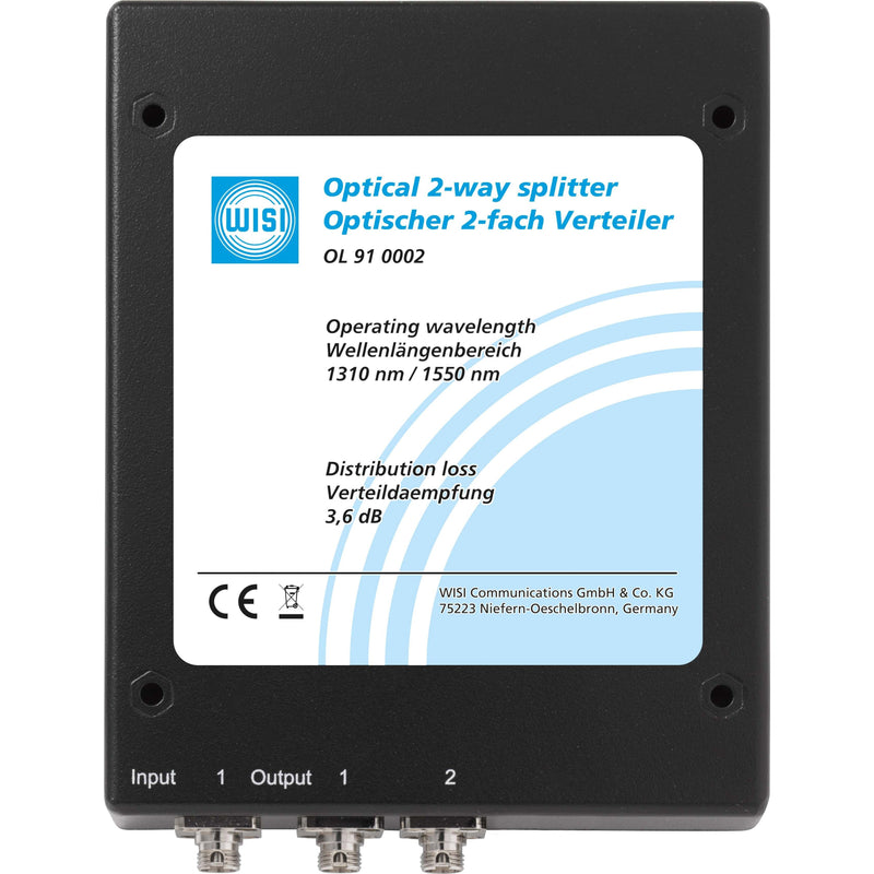 Wisi - LWL-Kabelaufteiler Optischer Verteiler OL 91 0002 2-fach FC/PC