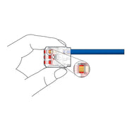 HellermannTyton - Steckklemme HelaCon Releasable HCR-5-PC-CL (50) Verbindungsklemme − 50 Stück
