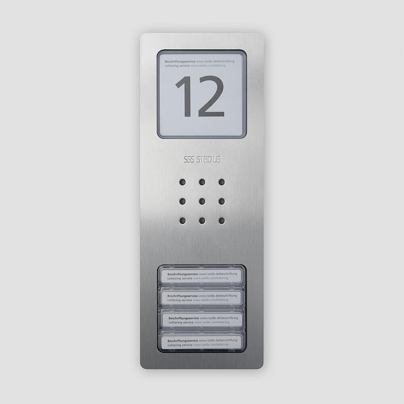 Siedle&Söhne - Türstation für Türkommunikation Audio-Türstation CA 850-4 E Siedle Compact