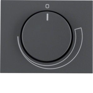 Berker - Abdeckung/Bedienelement für Installationsschalterprogramme Zentralstück 11357206 Regulierknopf