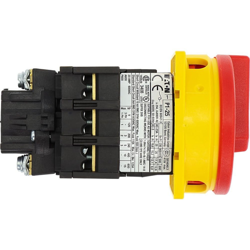 Eaton - Lasttrennschalter Hauptschalter P1-25/EA/SVB Einbau/rot