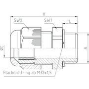 Jacob - Kabelverschraubung 5016M20PA08/7035 Perfect − 50 Stück