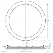 EVN Lichttechnik - Decken-/Wandleuchte LED-Einbaupanel LPRW303502 3000K