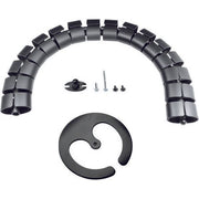 Bachmann - Flexibles Leitungsführungssystem Kabelschlange Premium 930.049 sw, RAL9005