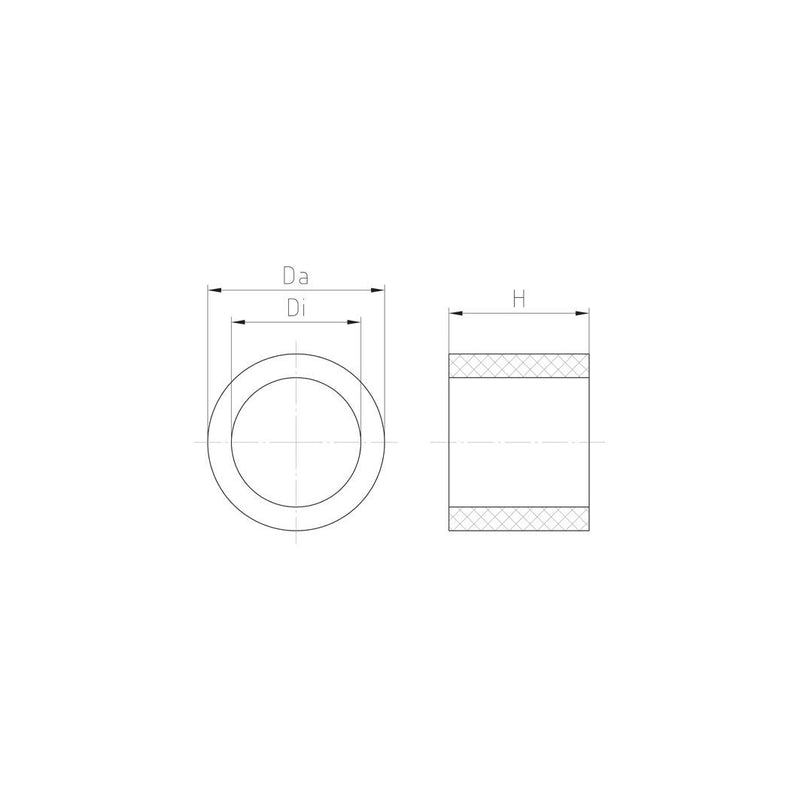 Jacob - Dichtring, flach Dichtring WJ-DM 40V VITON 27X32,2X15 − 10 Stück