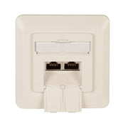 EFB-Elektronik - Kommunikationsanschlussdose Kupfer Datendose ET-25211.1V1 2-Port UP Cat6 ob/un
