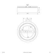 EVN Lichttechnik - Decken-/Wandleuchte LED-Anbauleuchte R30181425