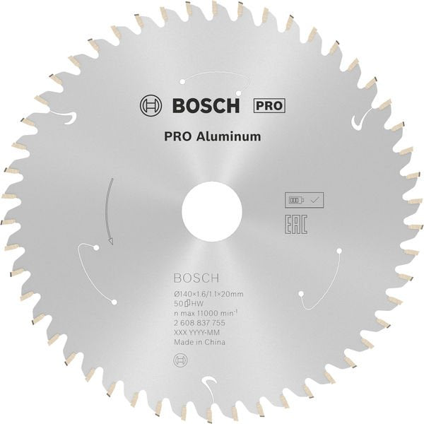 Bosch - Kreissägeblatt PRO Aluminium cordless 2608837755 Kreissägeblatt 140 x