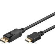 Goobay - Konfektioniertes A/V-Kabel DisplayPort/HDMI-Adapterk. 64845 St(2.0)St(TypA)(2.1)