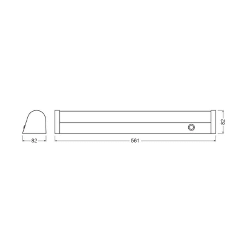 Ledvance - Decken-/Wandleuchte LED-Leuchte 60cm LN MR #4099854401817 840, Sensor  − 1 Stück