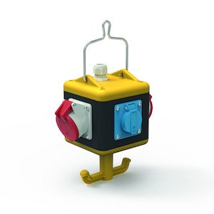 Bals Elektrotech - CEE-Steckdosen-Kombination (IEC 60309) Uni-Block Vollgummi 57078