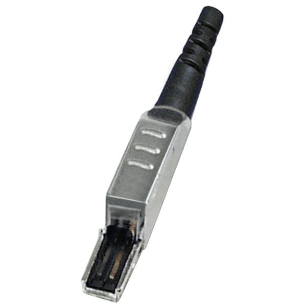 Dätwyler IT Infra - Modularer Steckverbinder Unilan PS-Datenstecker 1P 1411985 geschirmt schwarz