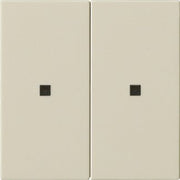 Gira - Abdeckung/Bedienelement für Installationsschalterprogramme Wippe 2f. 536901 S3000 unbedruckt cws