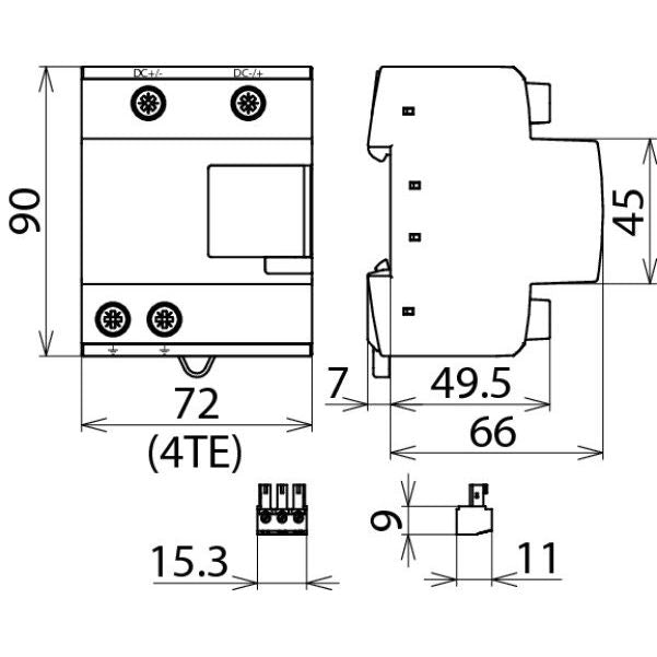 DEHN - Kombi-Ableiter für Energietechnik Kombiableiter DCB YPV 1500 FM DEHNcombo YPV FM