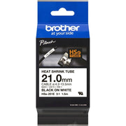 Brother - Schrumpfschlauch Schrumpfschlauchkassette HSe-251E ws/sw, 21,0mm, 1,5m