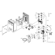 Bosch Thermotechnik - Hydraulische Regelstation Heizkreisset ohne Mischer HS 32/7.5 MM 100 mit MM 100