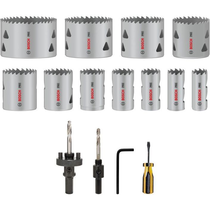 Bosch Power Tools - Werkzeugset PRO Multi Material 2608900525VE(17) Lochsägen-Set  − 1 Packung