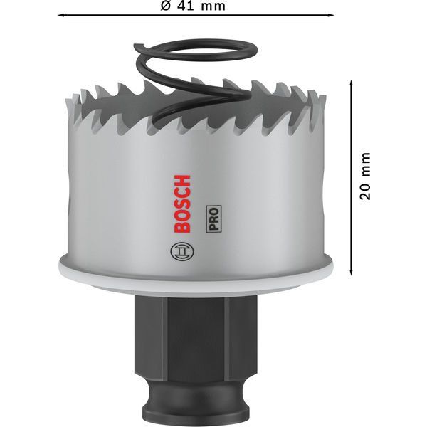 Bosch - Lochsäge PRO Sheet Metal PC Plus 2608594452 Lochsäge, 41 mm
