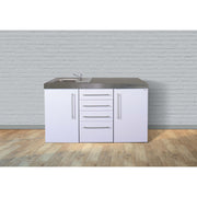 Stengel - Mini-Küche Miniküche Premiumline MPS4150KSKSreBli weiß