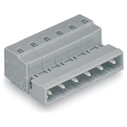 WAGO - Kabelsteckverbinder für Leiterplattensteckverbinder 1-Leiter-Stiftleiste 731-613 CAGECLAMP,2,5mm²,gr − 10 Stück