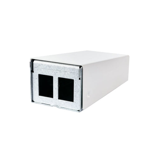 Metz Connect - Frontpanel/Patchpanel leer (Schaltschrank) AP-Gehäuse 130861-0202KE 2 Port, rws