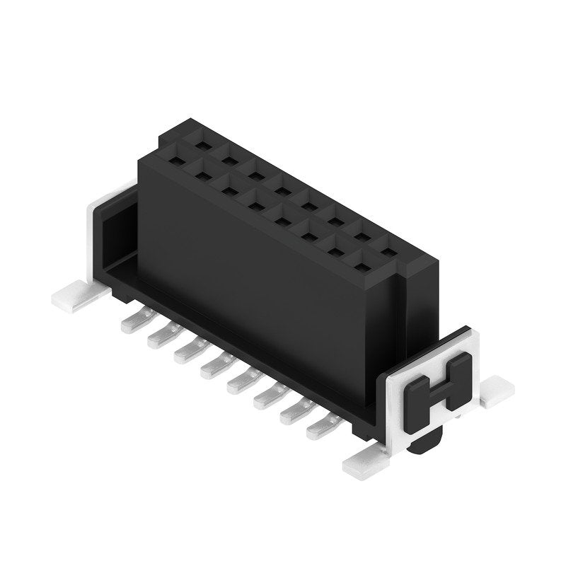 Weidmüller - Leiterplattensteckverbinder Verbinder 1.27mm FFH6 S1/16V F1 B RL − 280 Stück