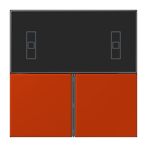Jung - Abdeckung/Bedienelement für Installationsschalterprogramme Tastensatz 3fach LC 4093 TSA 244 rouge vermillon 59
