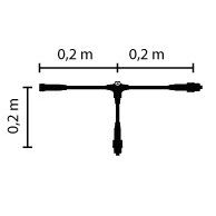 Scharnberger+Hasenbein - Elektrisches Zubehör/Ersatzteile für Leuchten Verbindungskabel 58626 QuickFix 2Ausg.trans